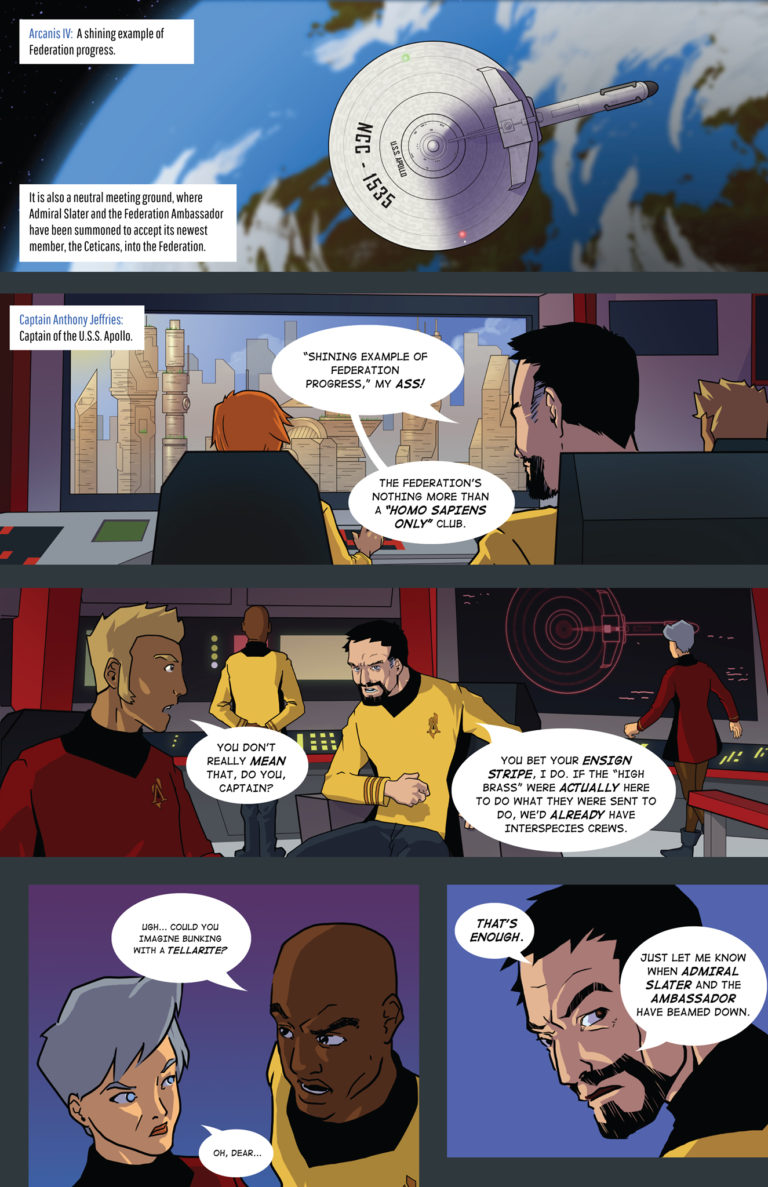 AXANAR fan comic COMPLETES part one of “Arcanis IV”! – Fan Film Factor