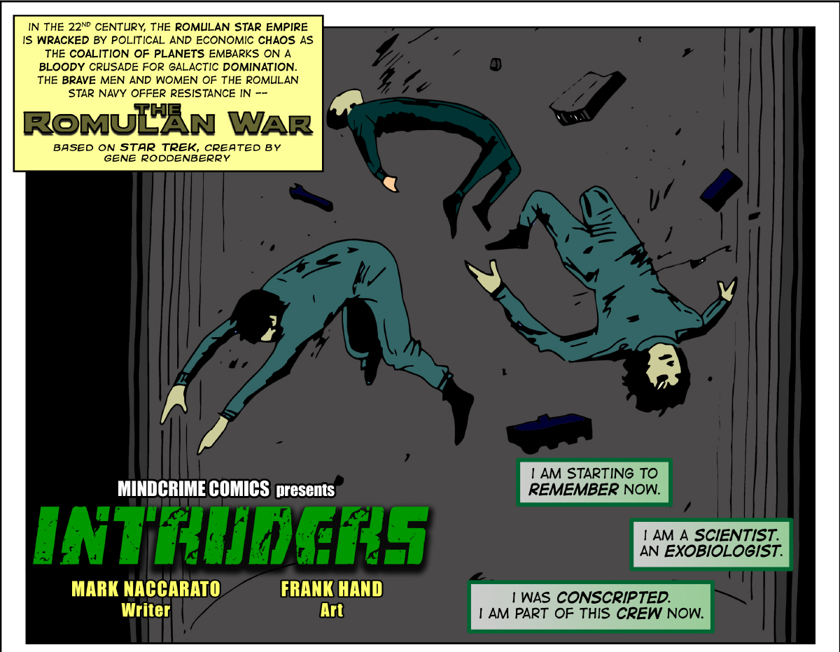 Read a new fan film COMIC BOOK story from THE ROMULAN WAR!